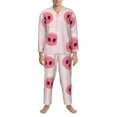 thumbnail image 3 of Zufioo Cute Pig Nose Mens Pajamas Set, Mens Long-Sleeved Pajama and Pajama Pants,Pajamas Para Hombres,Men's Sleepwear-XX-Large, 3 of 7