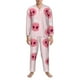 thumbnail image 3 of Fotbe Cute Pig Nose Pijama de Hombre con Estampado de Manga Larga, Conjunto de 2 Piezas, Ropa de Dormir Suave y Cómoda con Bolsillos-Small, 3 of 7