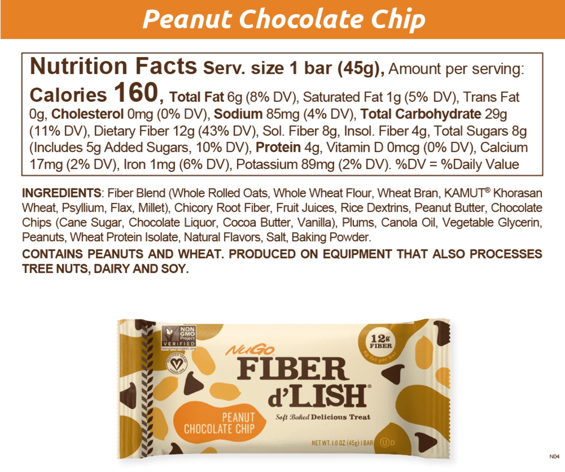 Gnu Foods Gnu Foods FiberLove Fiber Bars, 16 ea