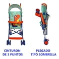 thumbnail image 2 of Carriola de Bastón Funny Zoo Dinosaurio Trendy Kids Plegable, 2 of 9