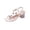 White, variant on Women Clear Heel Sandals Ankle Strap Buckle Shoes For Party Wedding Office Daily Casual Special Occasions