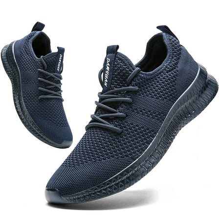 

BUBUDENG Athletic Sneakers Mesh Casual Shoes Mens Lightweight Trainer Blue
