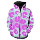 thumbnail image 3 of Suéteres con cremallera y estampado de leopardo en 3D para hombres y niños, sudaderas con gráficos de piel de animal estilo Harajuku, sudaderas casuales holgadas con capucha para la calle, 3 of 5