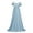 Light Blue, variant on Kilaqueen Women's Daphne Regency Dress Jane Austen Style High Waistline Ruffled Puff Sleeve Victorian Long Ball Gown Tea Party Dress