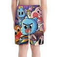 thumbnail image 3 of Amazing World Of Gumball Boys Swim Trunks Quick Dry Swimwear Surfing Bathing Suit Drawstring Elastic Waist With Mesh Lining, 3 of 7