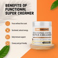 thumbnail image 3 of Vanilla Coffee Super Creamer - Coconut Milk Powder, MCT, Organic Lion’s Mane, Reishi & Cordyceps. Plant-based, Focus, Stress Relief, Antioxidants, Energy & Immunity. Dairy-free, Vegan (120g/4.23oz), 3 of 7