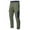 Army Green, variant on Jgppe Work Pants for Men Trendy Color Block Button Mid Waist with Flap Pockets Casual Straight Business Pants