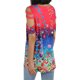 thumbnail image 2 of Lucakuins - Camiseta estampada con blusa para mujer, manga corta suelta con cremallera y cuello en V Lucakuins  moda, 2 of 9