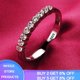 thumbnail image 1 of Anillos originales de lujo que nunca se desvanecen para mujer, regalo de compromiso, joyería propuesta, bandas de boda para novia, sin alergias (pendientes enviados) Dengxun unisex, 1 of 2