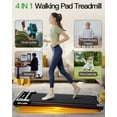 thumbnail image 5 of AKLUER 480L-A Under Desk Treadmill with Incline,2.5HP Walking Pad for Home Office,330 lbs Capacity,Remote Control,LED Display,Portable Compact Treadmill, 5 of 9