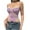 Purple, variant on Women's Vintage Lace Corset Tops, Ruched Bustier Spaghetti Straps Floral Lace Overbust Shapewear Camisole Purple L