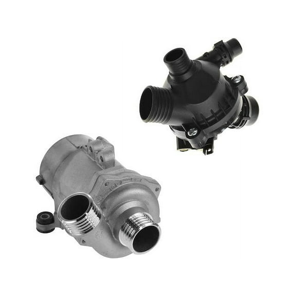 Engine Water Pump and Thermostat Assembly 2 Piece - Compatible with 2006 - 2007 BMW 530xi