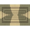 thumbnail image 1 of Ahgly Company Indoor Rectangle Patterned Metallic Gold Area Rugs, 4' x 6', 1 of 6