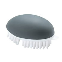 Lilixerw Vegetable Brush,Non-Slip Grip Potato Scrubber Veggie Brush with Flexible and Hard Bristles,Vegetable Brush Scrubber for Food,Corn Silk and Carrots