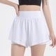 thumbnail image 3 of Pantalones cortos para correr para mujer, cintura elástica, pantalones cortos de cintura alta, pantalones cortos deportivos con bolsillo, pantalones cortos atléticos para gimnasio, 3 of 6