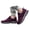 Red, variant on Winter Snow Boots for Women Men Fleeced Waterproof Lightweight Slip on Ankle Booties(Black,7)