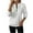 10# White, variant on Women's Half Zip Quilted Sweatshirts Crew Neck Long Sleeve Pullover Tops Textured Solid Casual Fashion Spring Tops Pink L