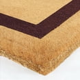thumbnail image 3 of Legendary Doormats Blank Coco Coir Doormat Outdoor Welcome Door Mat with Single Black Picture Frame Border - Brown - 30" x 48", 3 of 6