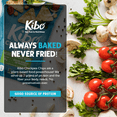 thumbnail image 5 of Kibo Healthy Snacks Chickpea Chips High Protein, Plant Based, Vegan, Gluten Free, Non GMO, Kosher, Bold & Crunchy - Mediterranean Herbs - 1 oz, 12 Count, 5 of 8