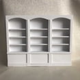 thumbnail image 7 of 1/12 Scale Miniature Display Cabinet Dolls House Mini Furniture Glass Bookcase Red, 7 of 7