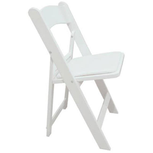 2302 Resin Folding Chair - White&#44; Pack Of 4