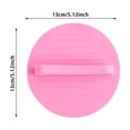 thumbnail image 2 of Bath Scrubber, Body Scrub Brush With Grip Strap Personal Care Brush For Shower Body Cleansing Pink-12.5Cm, 2 of 4