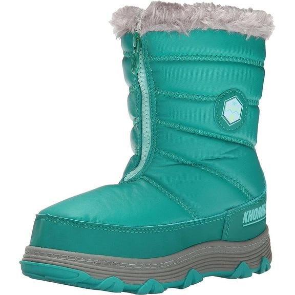 Khombu Girl's Mimi Snow Boot, Lapis, 6 M US Toddler