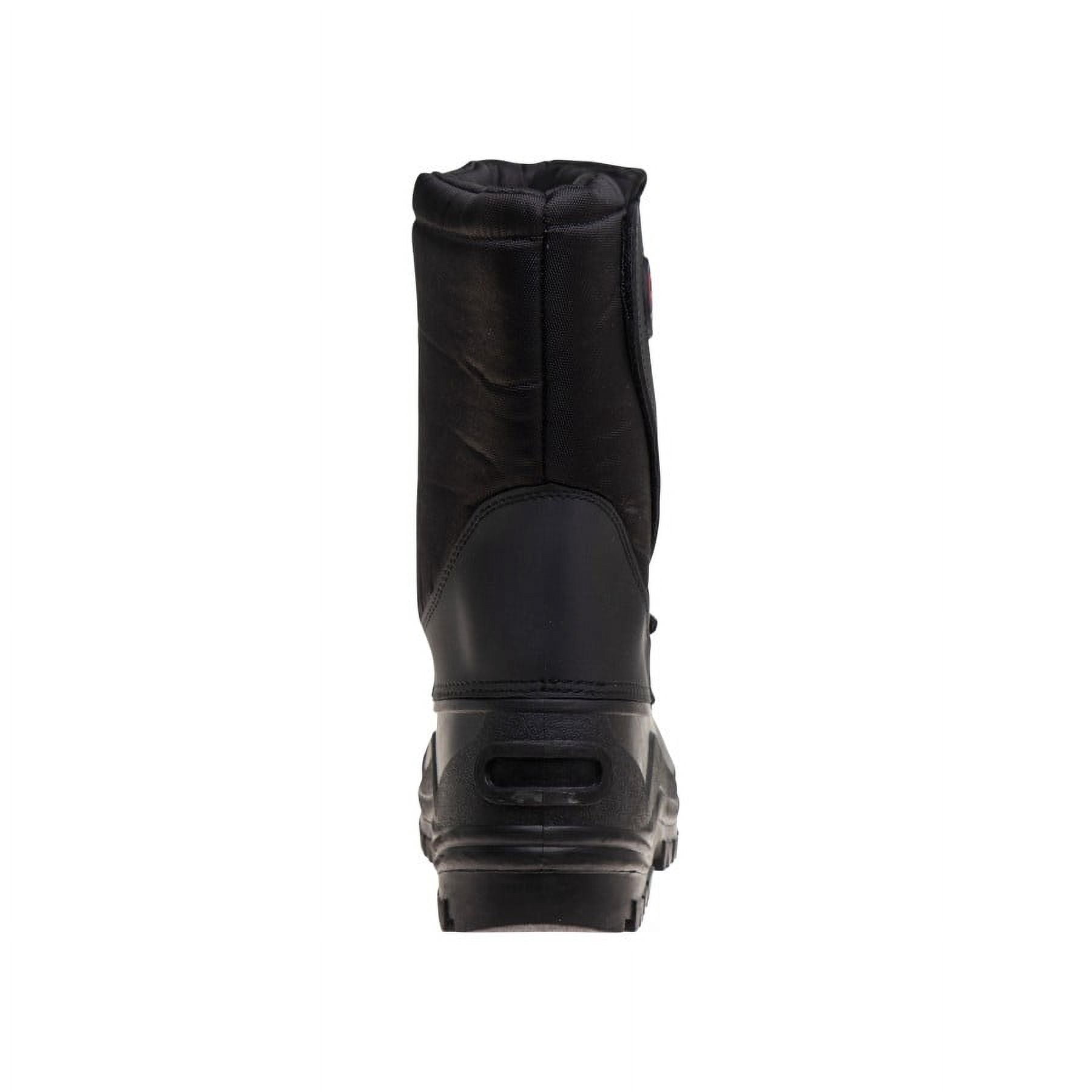 Avalanche Adult  Men Waterproof Snow Boots - Black, 10