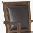 thumbnail image 3 of Bowery Hill 30" Leather Swivel Bar Stool in Rich Cherry, 3 of 6