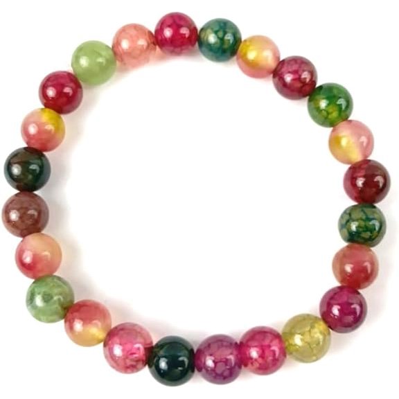 Jet Round Beads Stretch Bracelet Natural Genuine Metaphysical A  Healing Gift Gemstone Crystal Bracelet