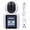 White - UK Plug, variant on M Buder Smart Video Baby Monitor with Screen, 1080p HD 2-Way Calling Camera, Remote Security, US Plug