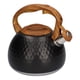 thumbnail image 1 of Hervidor Silbante De Acero Inoxidable De 2,5 Litros, Tetera Moderna Con Tapa Ergonómica Con Mango De Madera Para Té, Café, Leche, Cocina De Inducción, Horno Eléctrico, Estufa(Azul/Blanco/Negro) Advancent HA026339-03, 1 of 6