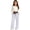 White, variant on Blekii Kids Boys Girls Double Color Sweatpants Athletic Running Pants Long Sports Fitness Bottoms, Beige, 100