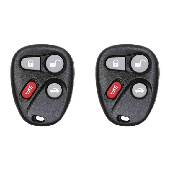 Keys4Less Car Key Fob Keyless Entry Remote for Pontiac Bonneville 2002 FCC KOBLEAR1XT Part Number 25695954 25695955 Pack of 2
