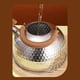 thumbnail image 4 of Hervidor de agua con silbato de acero inoxidable, hervidor de agua de gran capacidad, fondo plano para cocina de inducción de Gas, hervir agua, martillo de 2L, 4 of 10