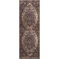 thumbnail image 4 of Bloom Rugs Washable Non-Slip 7 ft Runner - Beige / Terracotta Traditional Oriental Runner for Entryway, Hallway, Bathroom, and Kitchen - Exact size: 2.5' x 7', 4 of 10