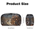 thumbnail image 5 of Christmas Charger Case USB Organizer Wire Cord Travel Organizer Cord Case, Oxford Cloth Waterproof Electronics Digital Storage Bag, 5.9x9.44x3.14 in., 5 of 6