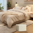 thumbnail image 1 of Extra Large Heavy Duty Storage Organizer Bags For Moving Home Bedroom Clothes Blanket Capacity With Handles Wavy Grey Design, 1 of 4