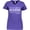 Purple, variant on Inktastic He Is Risen Mirror Words Women's V-Neck T-Shirt
