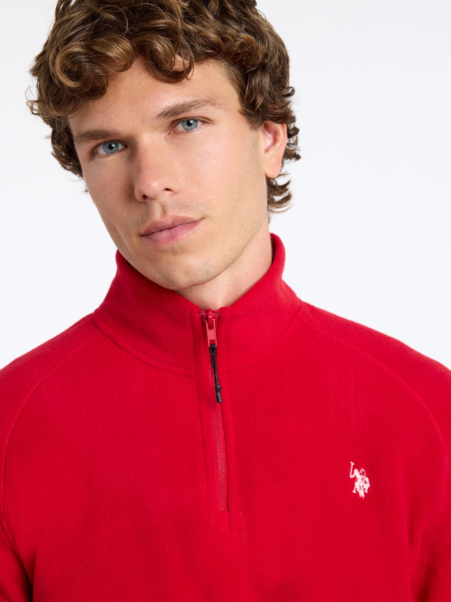 U.S. Polo Assn. Men's Polar Fleece Quarter Zip