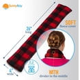 thumbnail image 3 of SunnyBay Microwave Heating Pad, Microwavable Cold or Heated Neck and Shoulder Wrap, Wheat-Filled Weighted Beanbag Pack for Moist Hot or Cold Therapy, 26x5 Inches, Buffalo, 3 of 9
