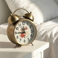thumbnail image 2 of Unique Bargains Vintage Mechanical Alarm Clock Floral Pattern 4.6"L x 2.2"W x 6.1"H, 2 of 6