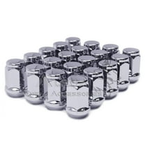 20 Chrome Lug Nuts 14x1.5 For 2019 - Newer Jeep Wrangler JL Rubicon Sahara Sport