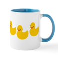 thumbnail image 2 of CafePress - Duckies In A Row Mug - 11 oz Ceramic Mug - Novelty Coffee Tea Cup, 2 of 6