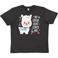 thumbnail image 3 of Inktastic My Great Aunt Loves Me- cute and happy llama Youth T-Shirt, 3 of 5