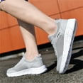 thumbnail image 3 of Eashery Shoes for Men Sport Walking Shoes Casual Men Shoes Casual Grey 11.5, 3 of 5