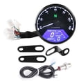 thumbnail image 1 of Tacómetro Digital Con Retroiluminación Led Para Motocicleta, Velocímetro, Odómetro, 12000 Rpm Serendint VI003243-00, 1 of 7