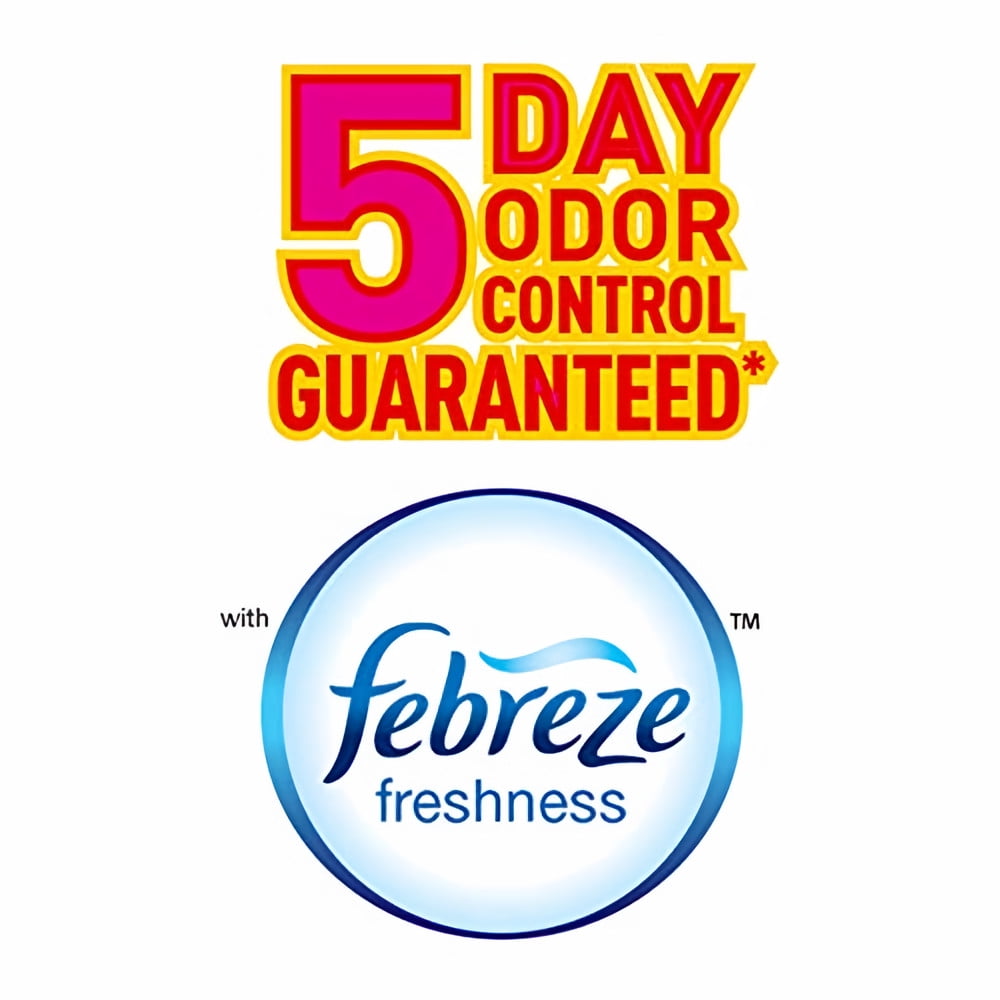 Glad Forceflex Plus XL 20 Gallon Kitchen Drawstring Trash Bag Fresh Clean Scent (Pack of 3)