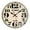 Style8, variant on DESIGNICE Wall Clock,Elegant European-Style Design Large Wall Clock,Metal Hands with Painted Finish Bathroom Clock,12",Style9