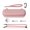 With shoulder strap-Pink, variant on PU EVA Camera Storage Zippered Hard Shell Case with Interior Slot and Mesh Pocket for Travel Carry Use
